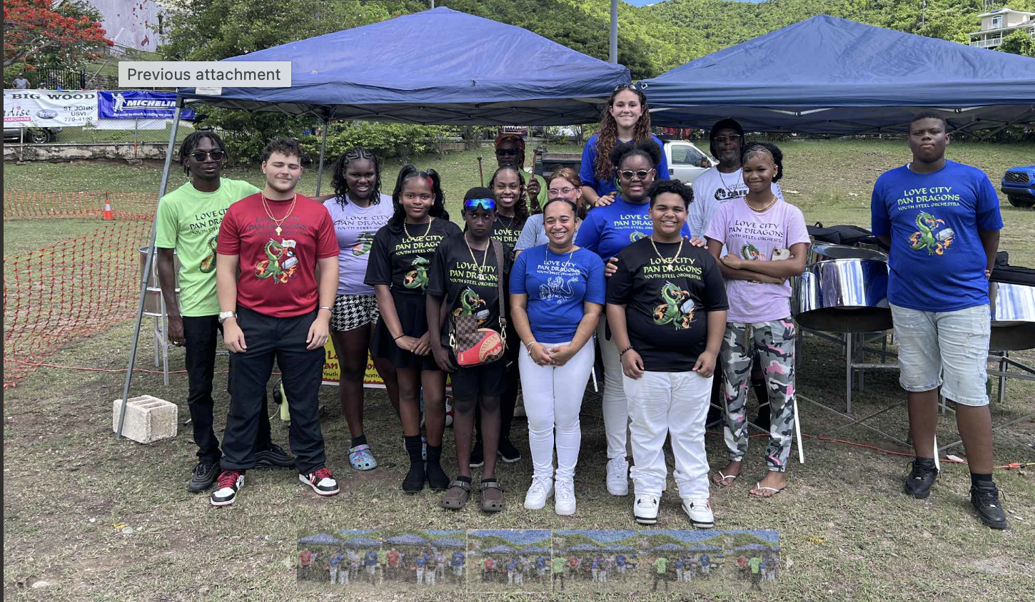 Steel Pan and Scorching Sun: ‘Love City Pan Dragons’ Electrify Coral Bay Car Show